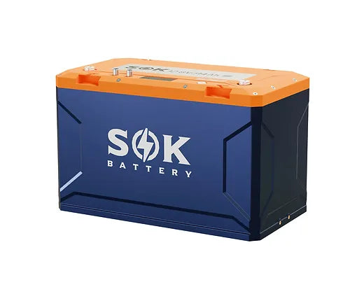 SOK Battery 12V 314Ah Lithium Iron Phosphate Battery With Built-in Heater & Bluetooth Batteries SOK Battery
