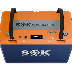 SOK Battery 12V 314Ah Lithium Iron Phosphate Battery With Built-in Heater & Bluetooth Batteries SOK Battery