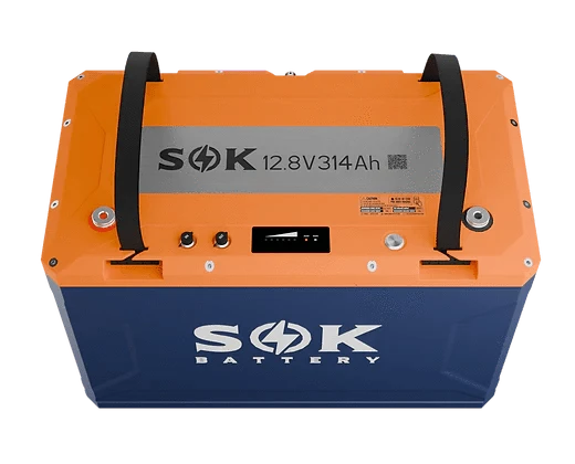 SOK Battery 12V 314Ah Lithium Iron Phosphate Battery With Built-in Heater & Bluetooth Batteries SOK Battery