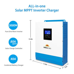 Sungold Power 3000W 24V Solar Inverter Charger Hybrid Inverters SunGoldPower