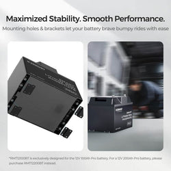 Renogy Mounting Brackets for 12V 100Ah Pro LiFePO4 Batteries (Set of 4) Battery Accessories Renogy
