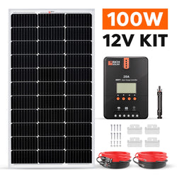 RICH SOLAR 100 Watt Solar Kit Solar Kits RICH SOLAR