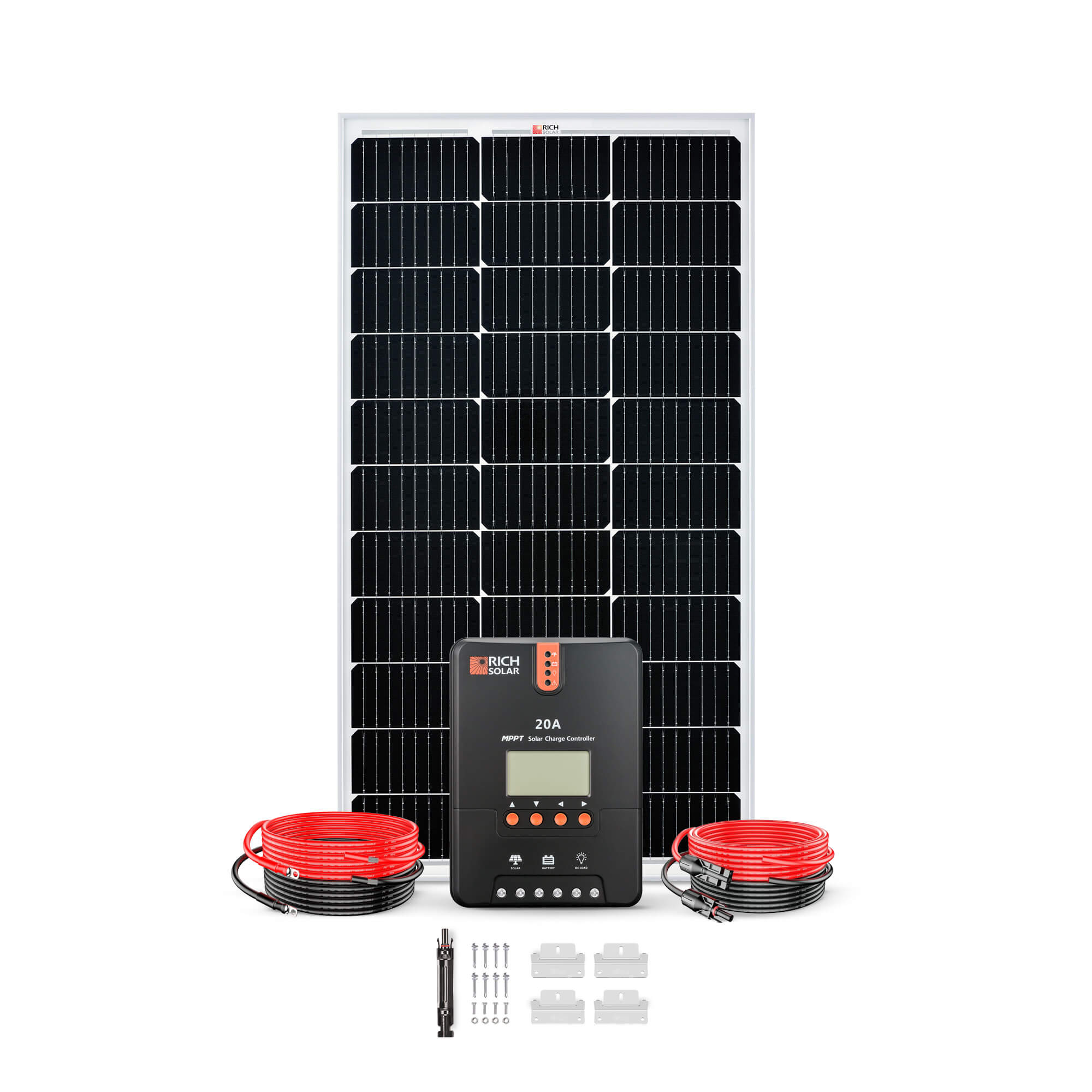 RICH SOLAR | 100 Watt Solar Kit