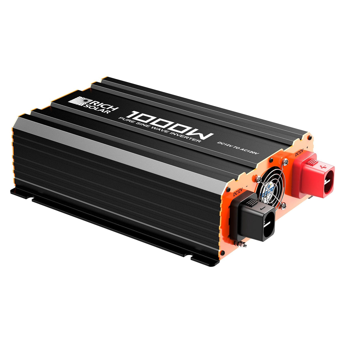 RICH SOLAR NOVA PURE 1K | 1000 Watt (1kW) 12 Volt Industrial Pure Sine Wave Inverter | Powerful 1000W 12V Off-Grid Inverter for RVs, Trailers, Campers, Vans, Trucks, Overlanders, Boats | Top Rated Off-Grid Inverters RICH SOLAR