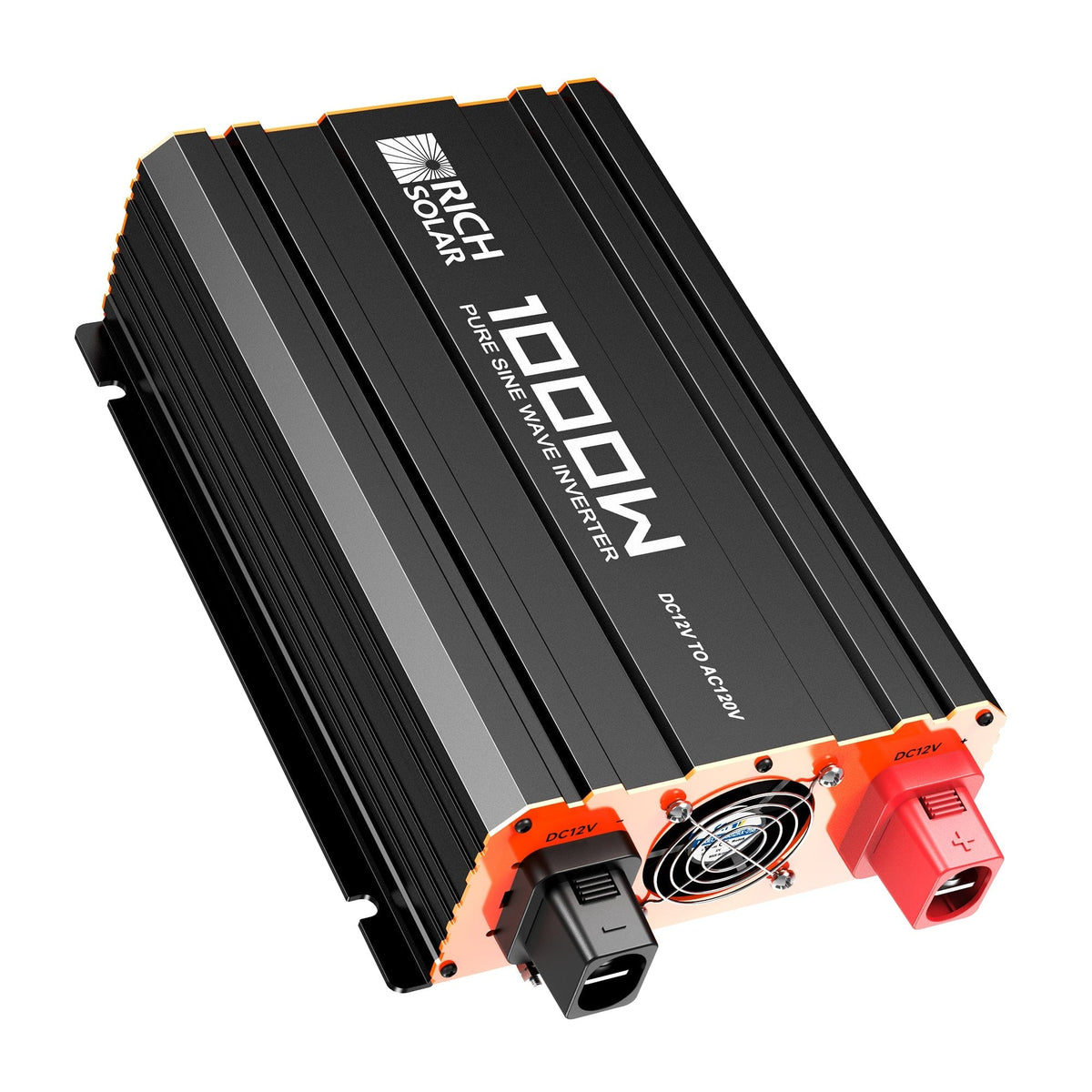 RICH SOLAR NOVA PURE 1K | 1000 Watt (1kW) 12 Volt Industrial Pure Sine Wave Inverter | Powerful 1000W 12V Off-Grid Inverter for RVs, Trailers, Campers, Vans, Trucks, Overlanders, Boats | Top Rated Off-Grid Inverters RICH SOLAR