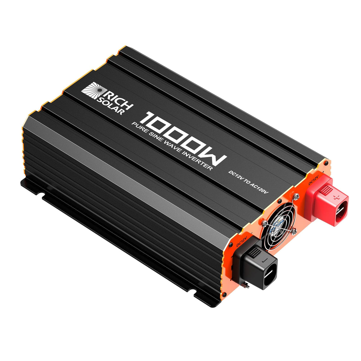 RICH SOLAR NOVA PURE 1K | 1000 Watt (1kW) 12 Volt Industrial Pure Sine Wave Inverter | Powerful 1000W 12V Off-Grid Inverter for RVs, Trailers, Campers, Vans, Trucks, Overlanders, Boats | Top Rated Off-Grid Inverters RICH SOLAR