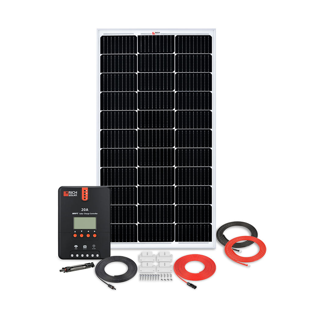 RICH SOLAR | 100W RV 12V Kit Solar Kits Rich Solar Standard