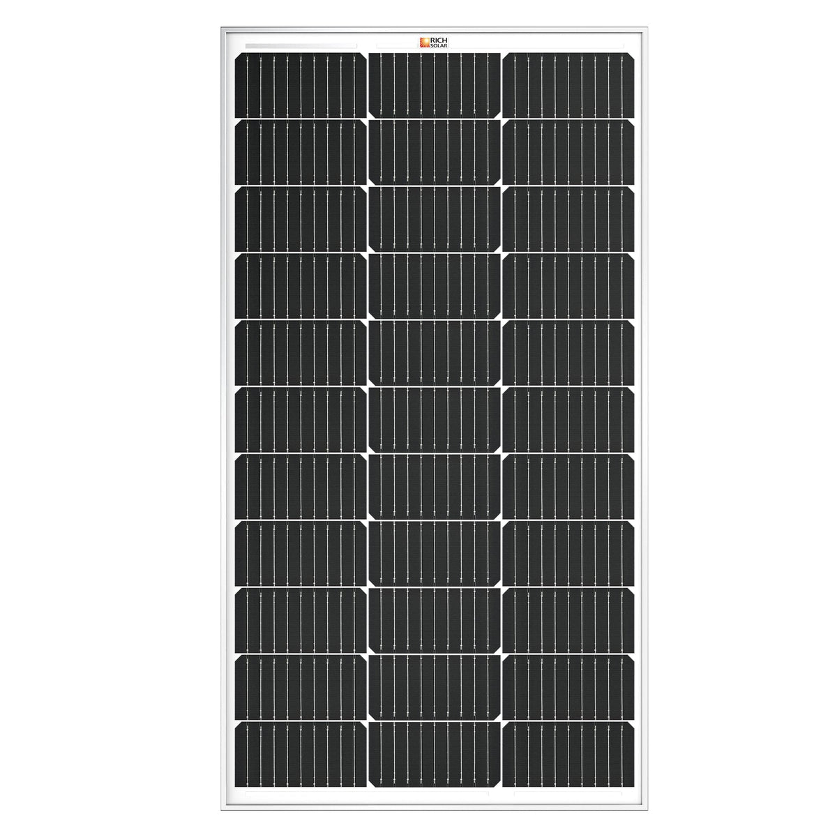 RICH SOLAR MEGA 100 | 100 Watt Solar Panel | Premier 12V Off-Grid Solar Panel for Vans, Campers, Boats | 25-Year Output Warranty | UL Certified Rigid Solar Panels RICH SOLAR
