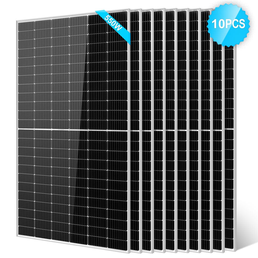 Sungold Power 550 Watt Monocrystalline PERC Solar Panel Rigid Solar Panels SunGoldPower 10pcs
