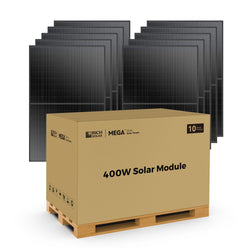 RICH SOLAR MEGA 400 | 400 Watt Solar Panel | Premium Grid-tie or Off-grid Solar Panel for Residential, Commercial, Agriculture | 25-Year Output Warranty | UL Certified Solar Panels by Pallet RICH SOLAR 10 Solar Panels