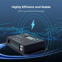 Renogy Wanderer 10A PWM Solar Charge Controller Solar Charge Controllers Renogy