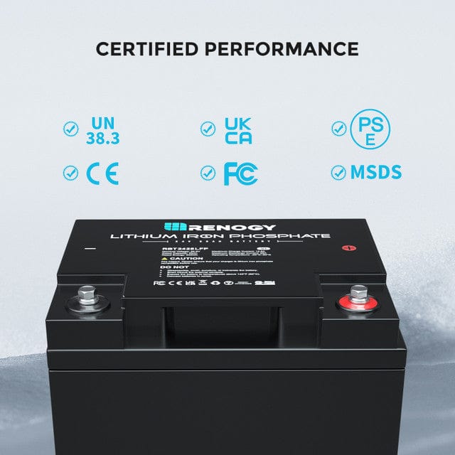 Renogy 24V 25Ah Lithium Iron Phosphate Battery Batteries Renogy