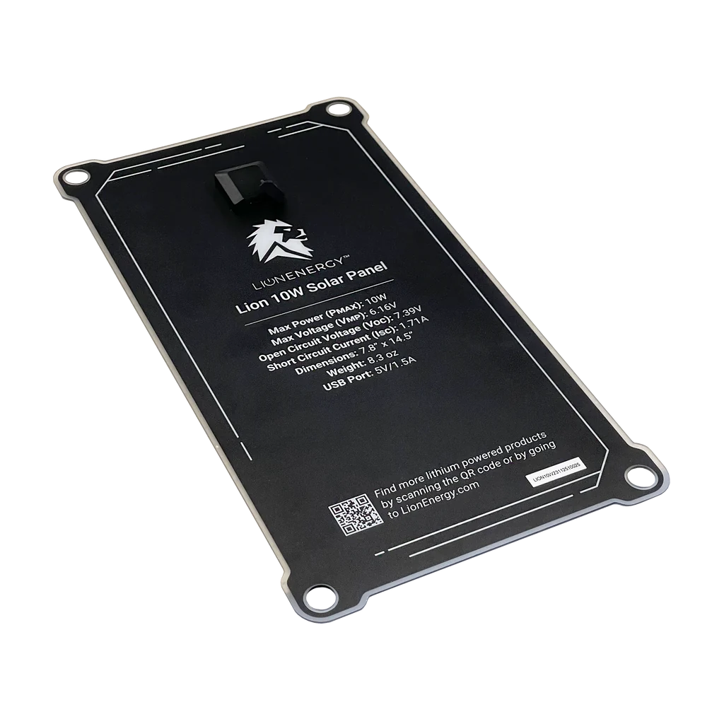 Lion Energy 10W 6V Solar Panel (USB-A) Solar Panels Lion Energy
