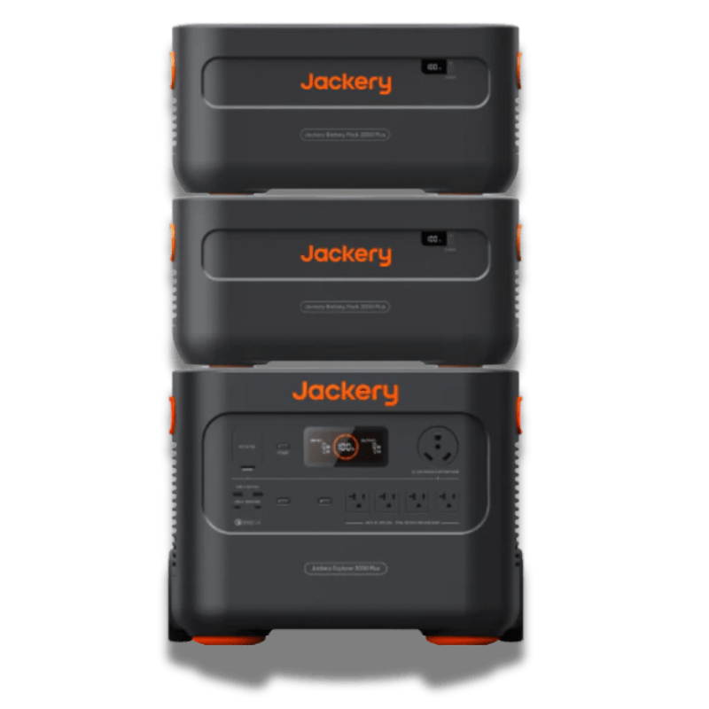 Jackery Explorer 2000 Plus Portable Power Station Solar Generators Jackery 1 x Explorer 2000 Plus + 2 x 2000 Plus Battery Pack