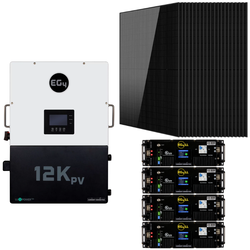 EG4 12kPV Modular Hybrid Power Kit – Flexible Battery & Solar Configurations