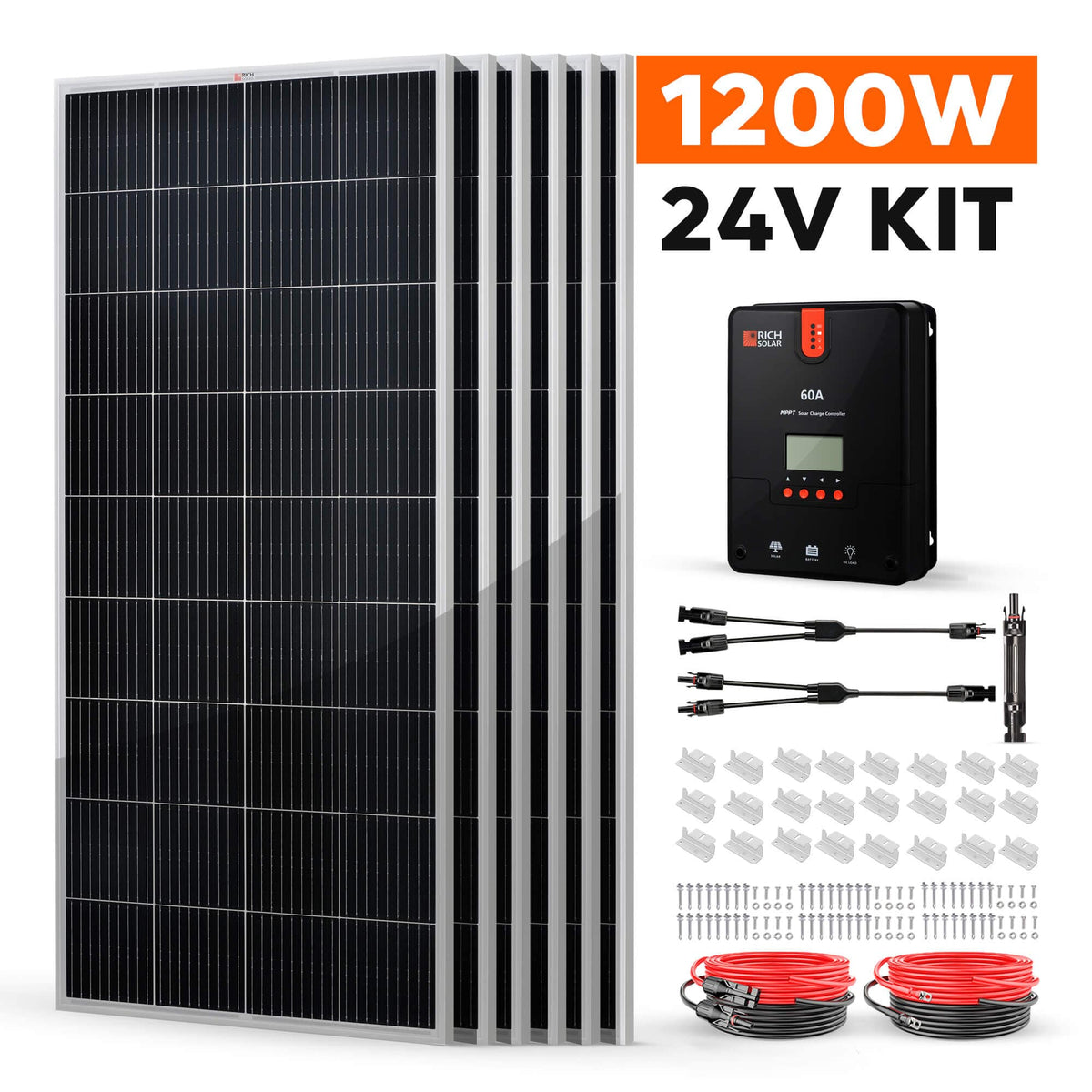 RICH SOLAR 1200 Watt Solar Kit Solar Kits RICH SOLAR