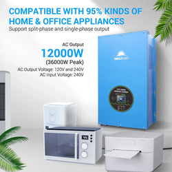 Sungold Power 12000W 48V Split Phase Pure Sine Wave Inverter Charger Off-Grid Inverters SunGoldPower