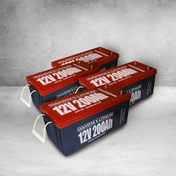 Dakota Lithium 12V 200Ah 15kWh LiFePO4 Solar Battery Bank Batteries Dakota Lithium