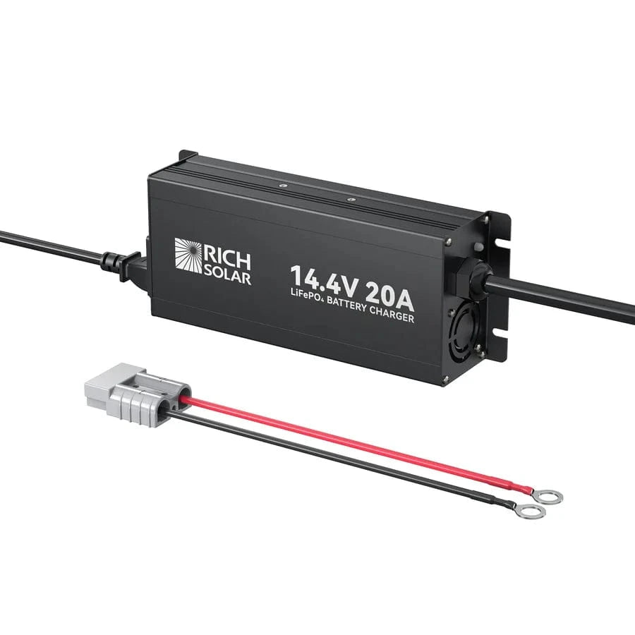 12V Lithium Battery Charger - 14.4V 20A by Rich Solar