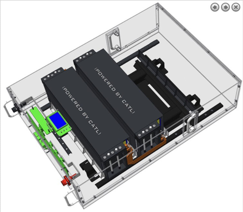LINIOTECH 14.33 kwh 48V 280ah UL1973/UL9540A/UL9540 Wall Mount