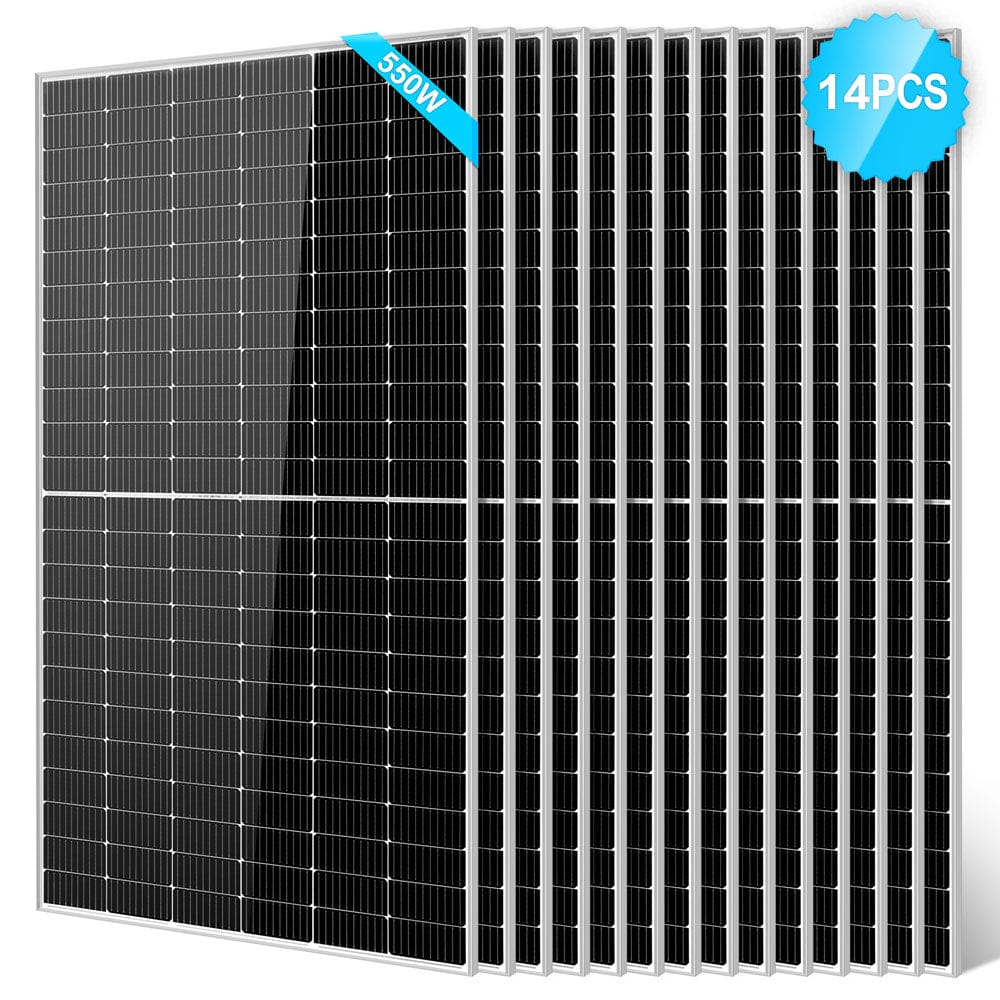 Sungold Power 550 Watt Monocrystalline PERC Solar Panel Rigid Solar Panels SunGoldPower 14pcs
