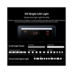 Oscal PowerMax 1800SE Portable Power Station