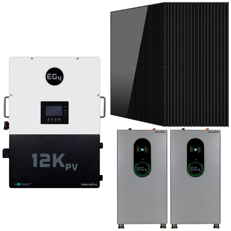 EG4 12kPV Modular Hybrid Power Kit – Flexible Battery & Solar Configurations