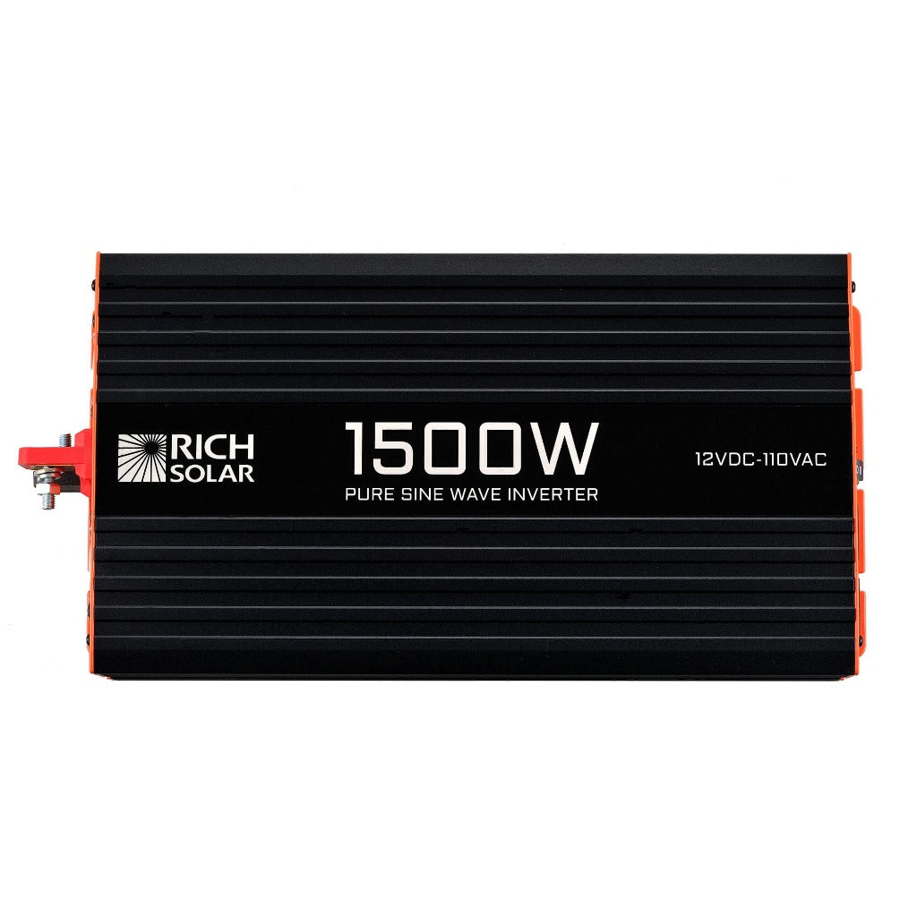 RICH SOLAR NOVA PURE 1.5K - 1500W 12V Industrial Pure Sine Wave Off-Grid Inverter, Top Rated