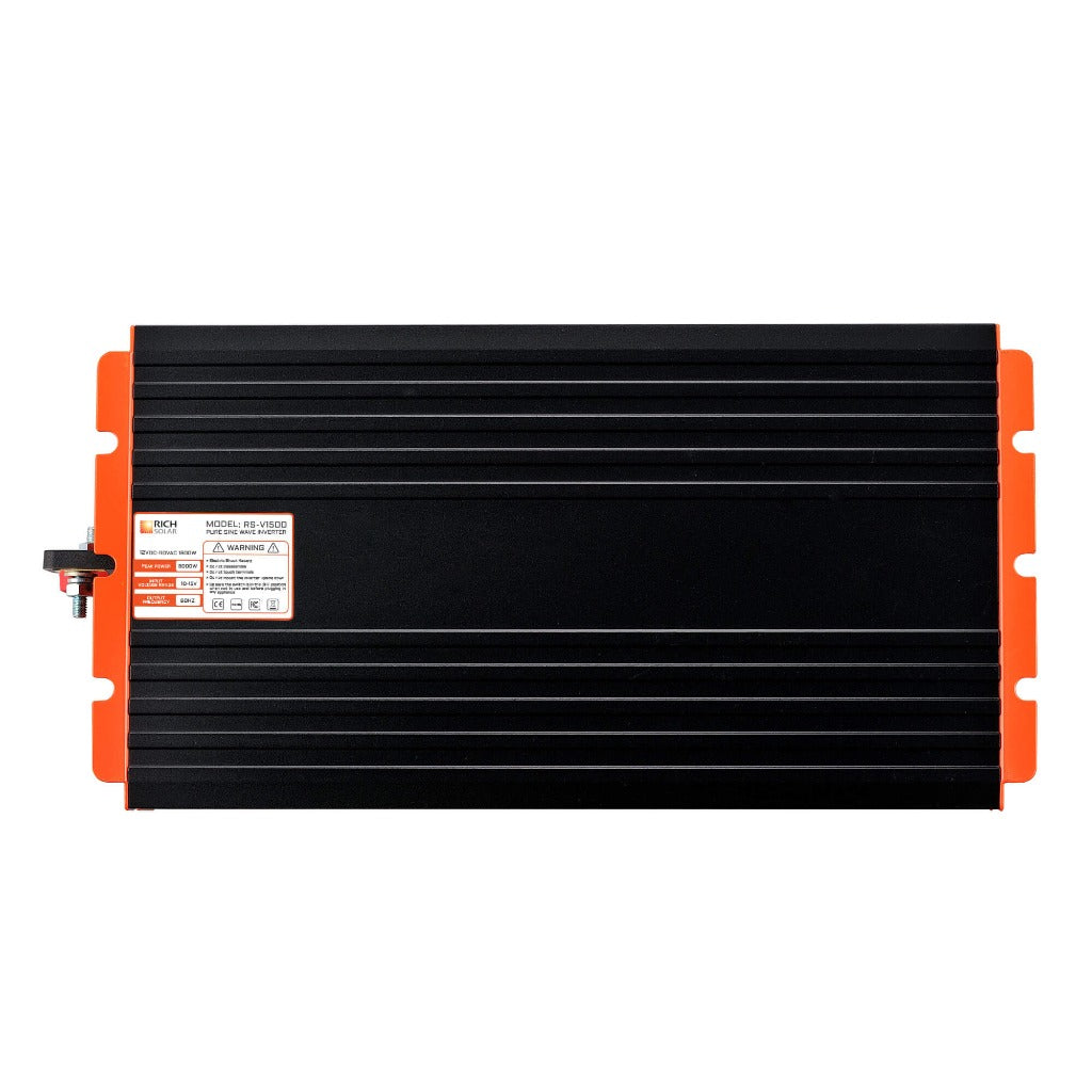 RICH SOLAR NOVA PURE 1.5K - 1500W 12V Industrial Pure Sine Wave Off-Grid Inverter, Top Rated