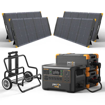 PECRON F3000LFP Solar Generator 3600W 3072Wh