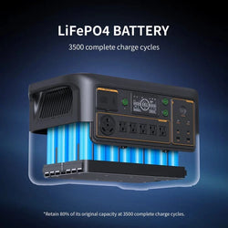LiFePO4 Battery with 3500 charge cycles