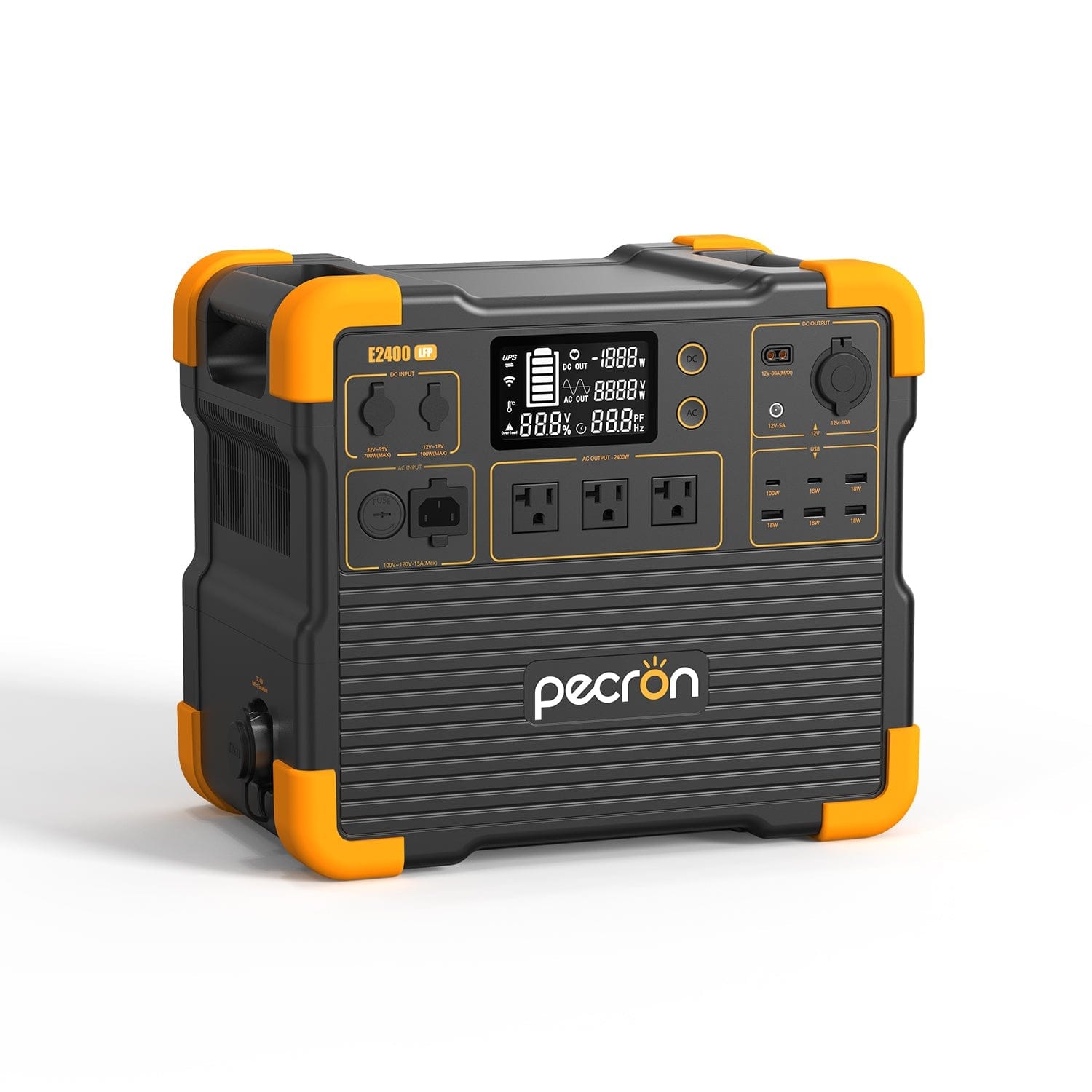 PECRON E2400LFP Portable Power Station 2400W 2048Wh Solar Generators PECRON E2400LFP