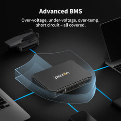 Pecron D77 DC UPS Battery Backup, 76.96Wh Small UPS for WiFi Router/Modem/Security Camera/Phone, With PoE Port, 5V/9V/12V