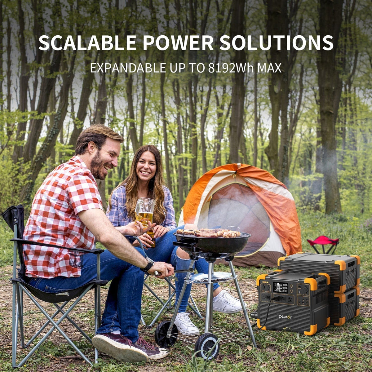 PECRON E2400LFP Solar Generator Kit Solar Generators PECRON