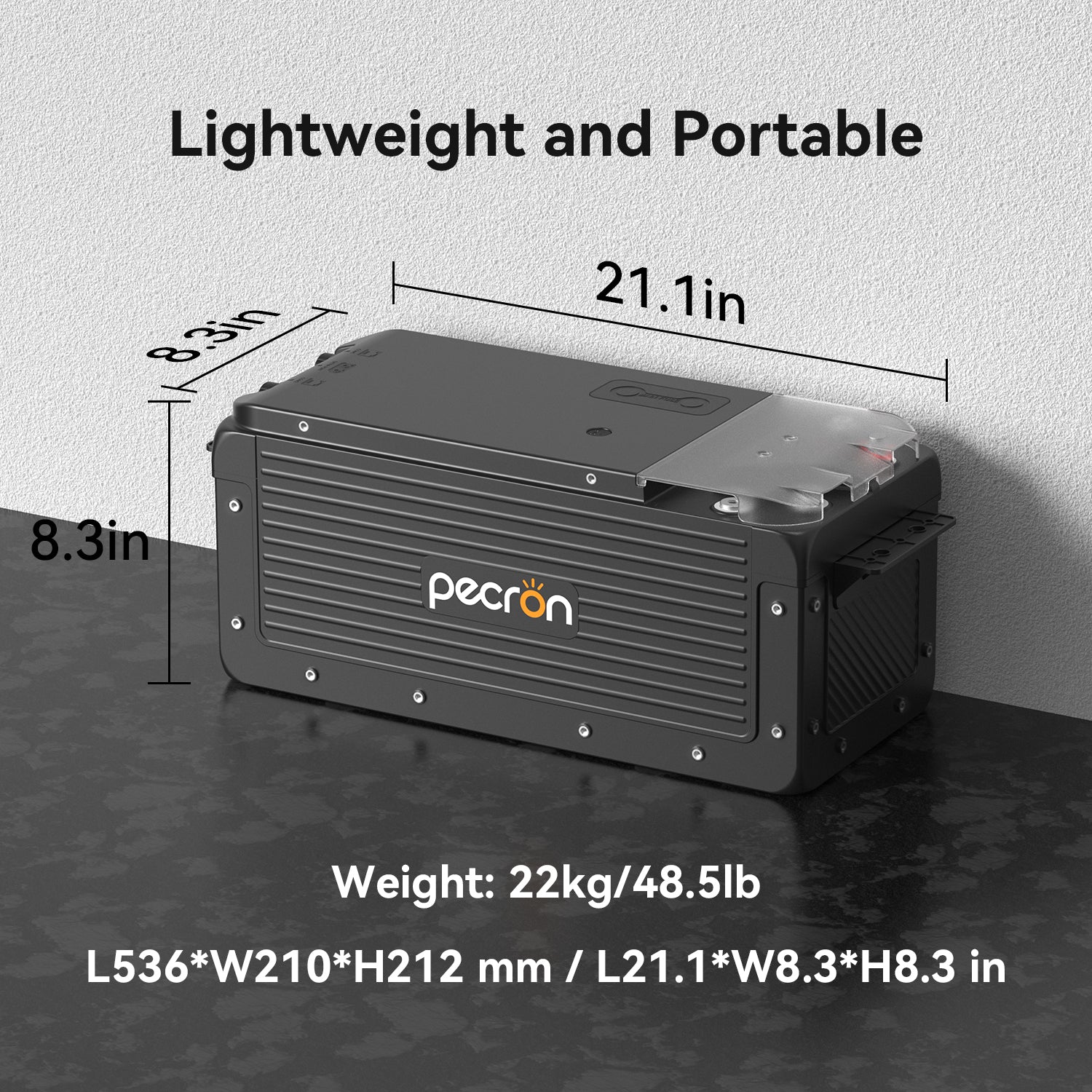 PECRON WB12200 Lithium 12V 200Ah Deep Cycle LiFePO4 Battery