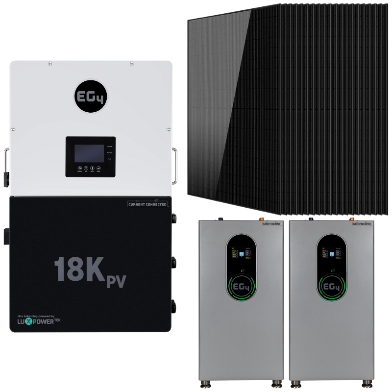 EG4 18kPV High-Capacity Hybrid Power Kit – 12kW Inverter with Flexible Battery & Solar Options