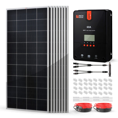 RICH SOLAR 24V 1600W Solar Kit Solar Kits Rich Solar Standard Kit