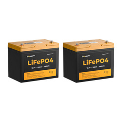 BougeRV 12V 100Ah Group 24 Solar LiFePO4 Battery