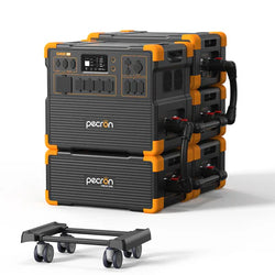 PECRON E3800LFP Portable Power Station 4200W 3840Wh + FREE 30A AC Cable & Free Cart (Until Supplies Last)