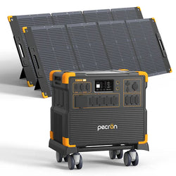PECRON E3800LFP Portable Power Station 4200W 3840Wh + FREE 30A AC Cable & Free Cart (Until Supplies Last)