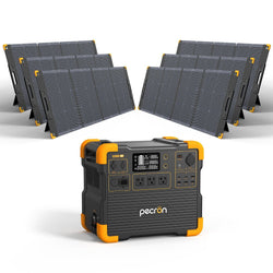 PECRON E2400LFP Solar Generator Kit Solar Generators PECRON