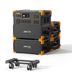 PECRON E3800LFP Portable Power Station 4200W 3840Wh + FREE 30A AC Cable & Free Cart (Until Supplies Last)