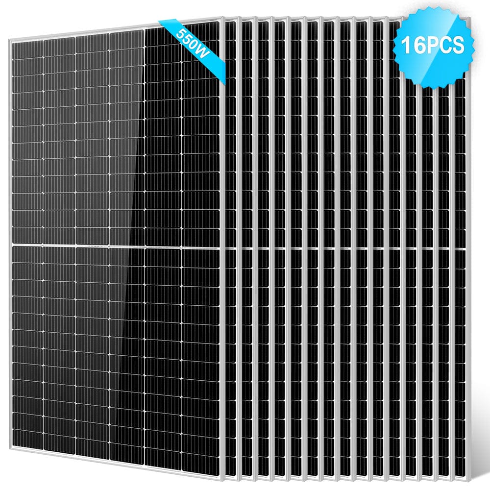 Sungold Power 550 Watt Monocrystalline PERC Solar Panel Rigid Solar Panels SunGoldPower 16pcs