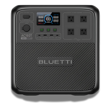 BLUETTI AC180T Portable Power Station | 1,800W, 1433Wh Solar Generators Bluetti