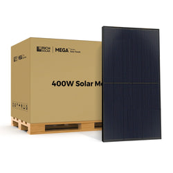 RICH SOLAR MEGA 400 | 400 Watt Solar Panel | Premium Grid-tie or Off-grid Solar Panel for Residential, Commercial, Agriculture | 25-Year Output Warranty | UL Certified Solar Panels by Pallet RICH SOLAR