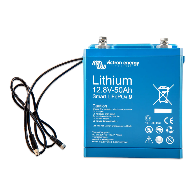 Victron Lithium-Iron-Phosphate (LiFePO4 or LFP) Smart Battery, 12.8V/50Ah