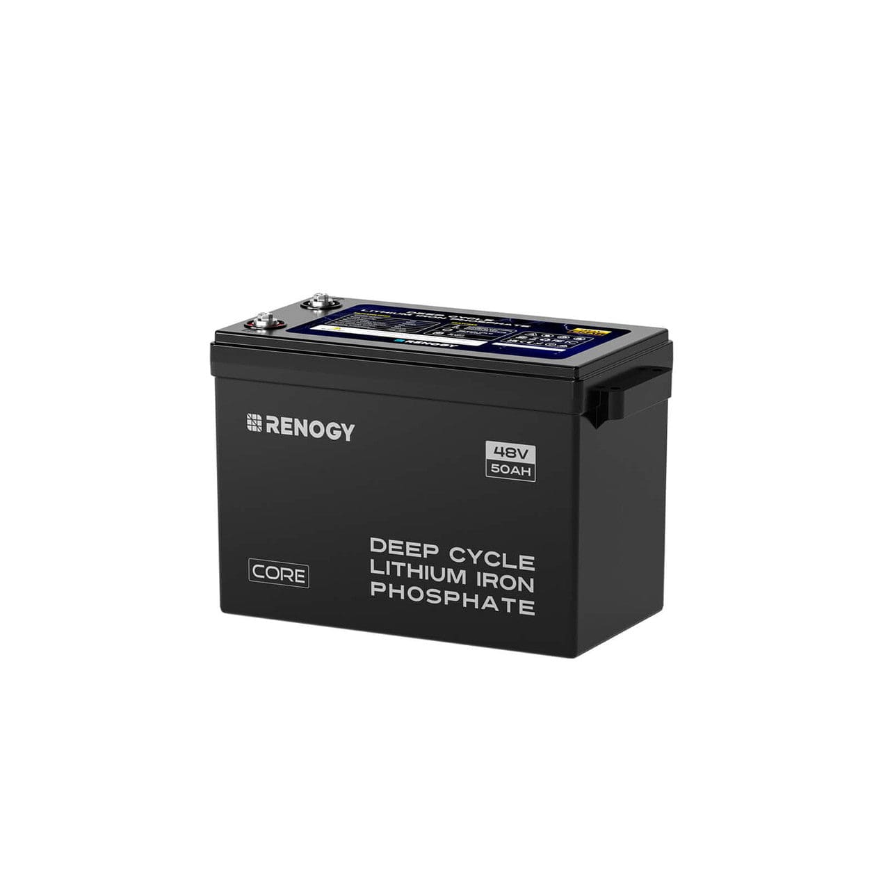 Renogy 48V 50Ah Smart Self-Heating Lithium Iron Phosphate Battery Batteries Renogy 1 x 48V 50Ah Smart LiFePO4 Battery