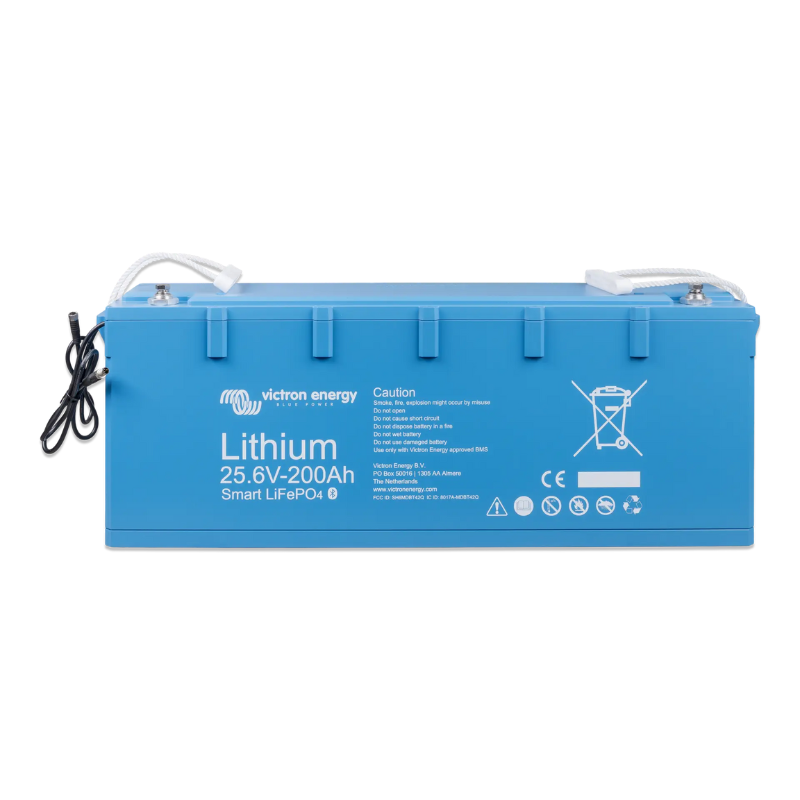 Victron Lithium-Iron-Phosphate (LiFePO4 or LFP) Smart Battery, 25.6V/200Ah