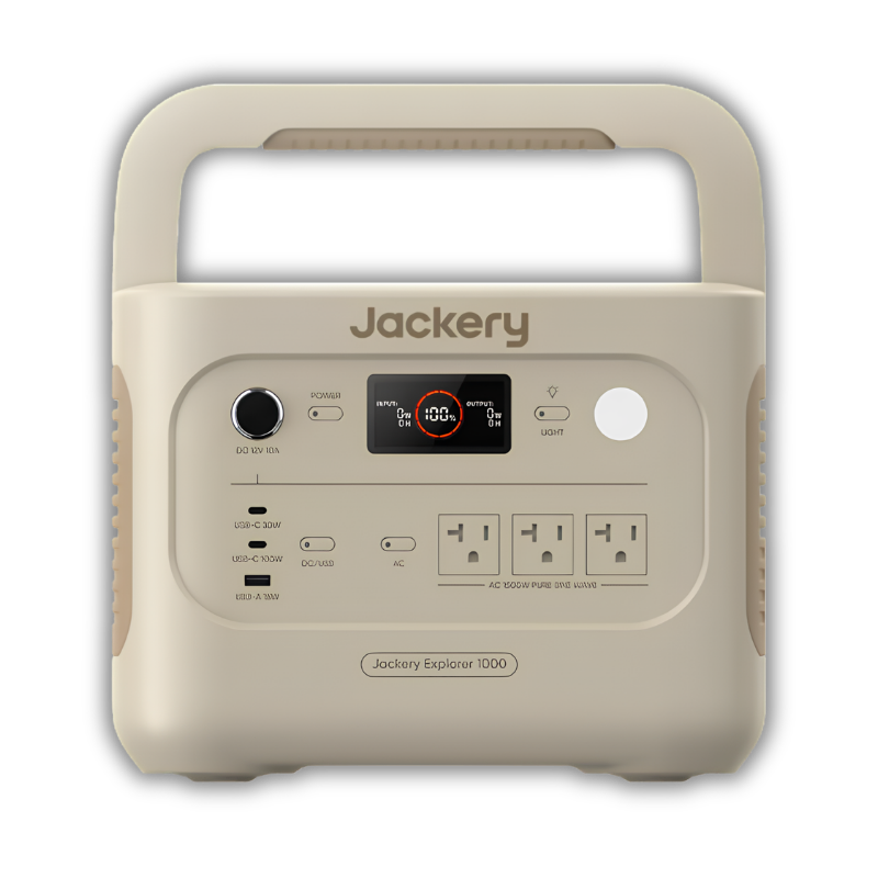 Jackery Portable Power Station Explorer 1000 v2 Dune White
