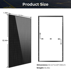 Sungold Power 500W MONO BLACK PERC SOLAR PANEL FULL PALLET (32 PANELS) Solar Panels by Pallet SunGoldPower